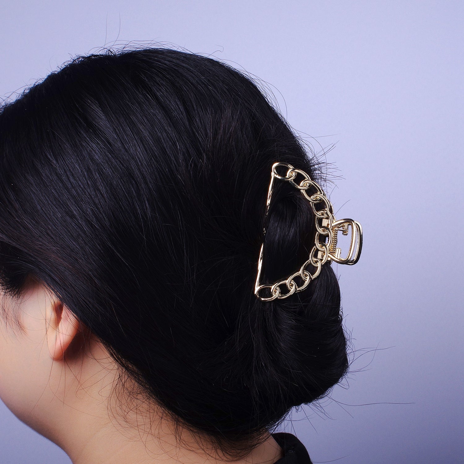 Gold Hair Claw Clips, Minimalist Hair accessories Metal Hair Claw