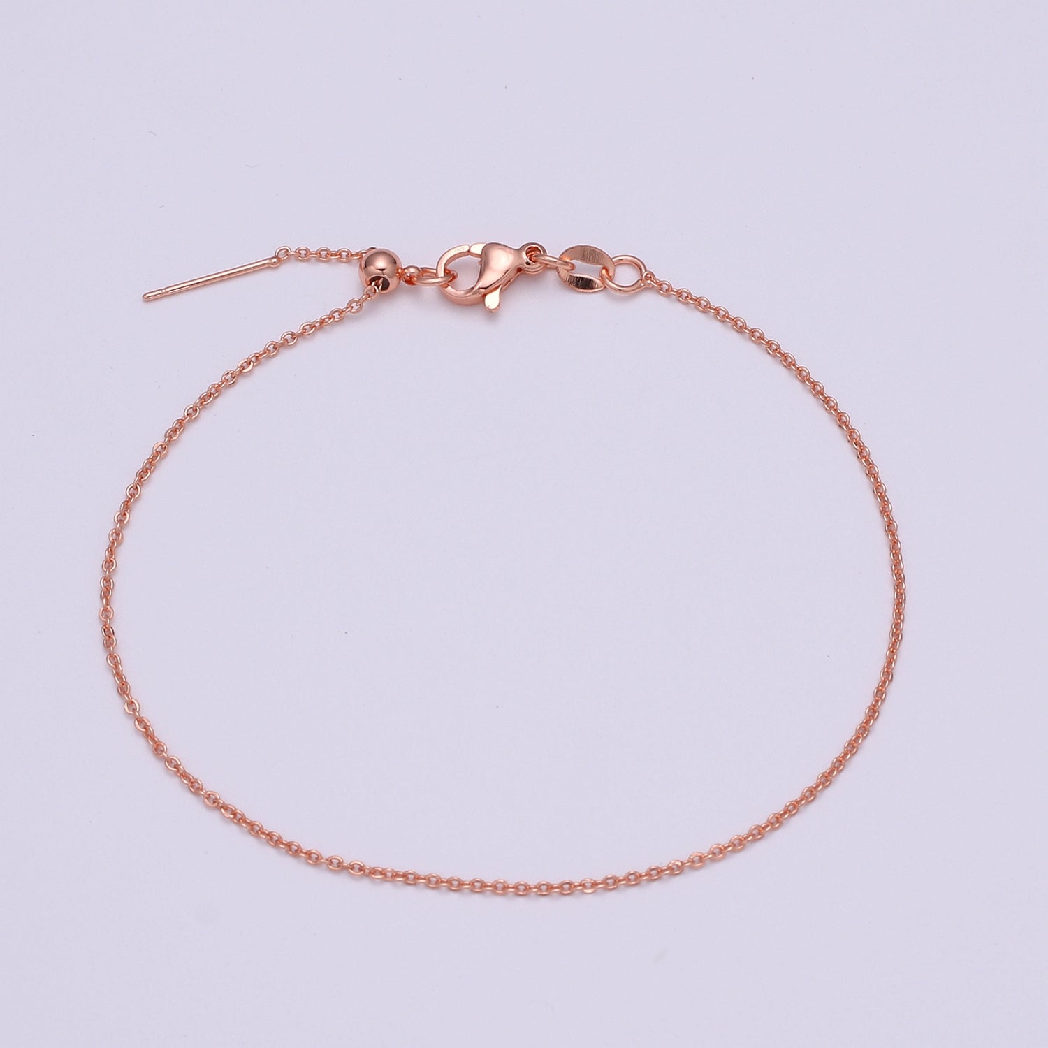 Gold Filled 0.8mm Cable Chain For DIY Jewelry Making Bracelet Anklet Supplies Kit L-210~L-213