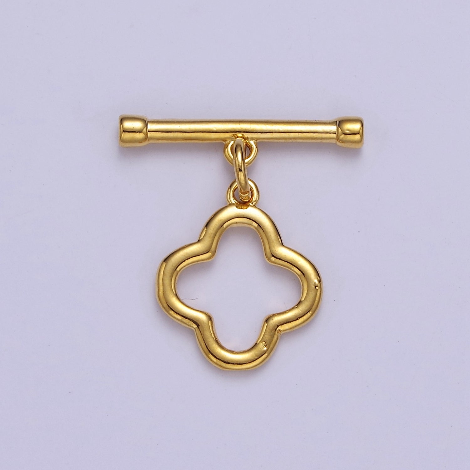 24k Gold Filled Flower Toggle Clasp, Jewelry Clasp OT Clasp Findings L-702 L-703 L-704