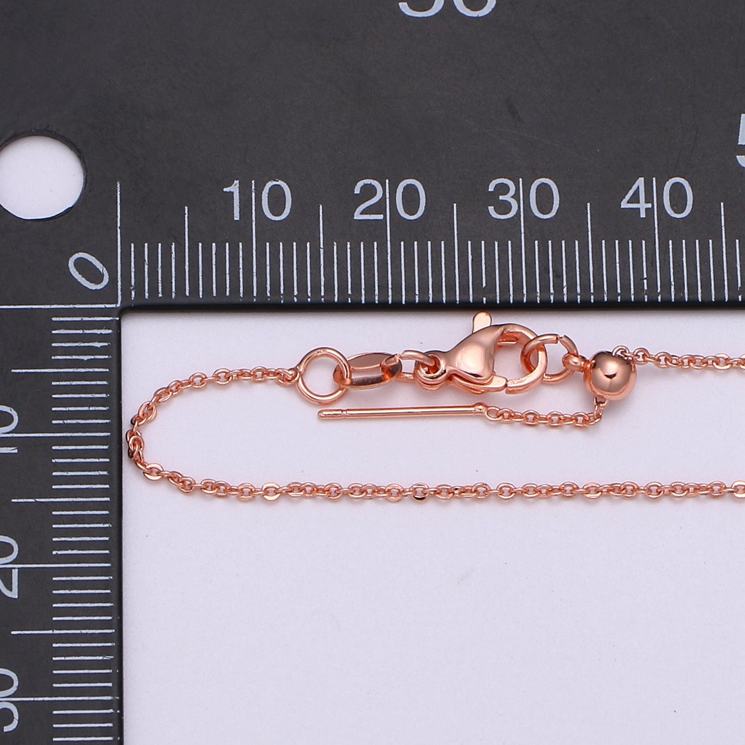 Gold Filled 0.8mm Cable Chain For DIY Jewelry Making Bracelet Anklet Supplies Kit L-210~L-213