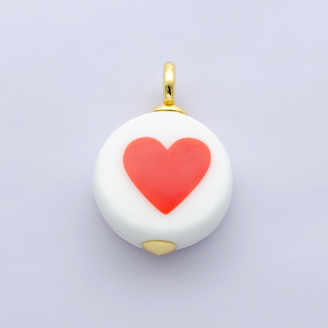 24K Gold Filled Nature Floral Mushroom Pet Sea Sell Ceramic Drop Charm