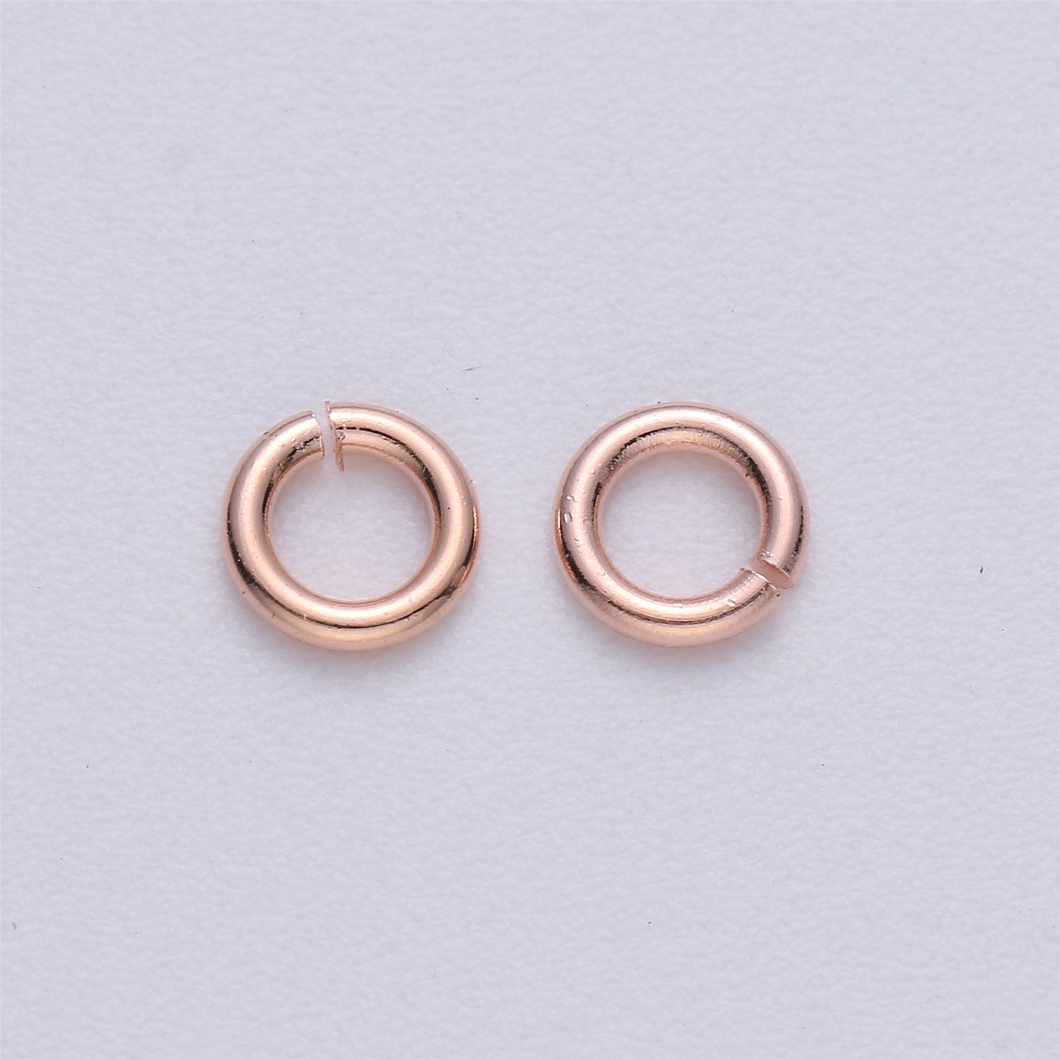 110 / 160 pcs 5mm 18ga 22 gauge Real Gold Plated Open Jump Rings Rhodium Plated Rose Gold Black Gun Metal O Ring 5 mm Attach Charm Clasp