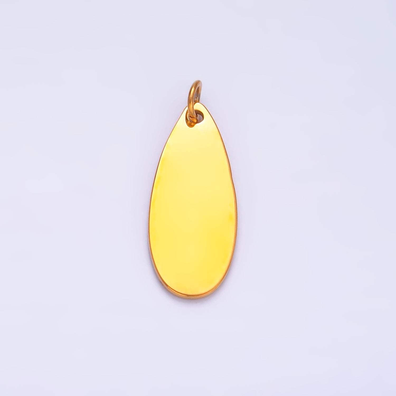 Stainless Steel Minimalist Teardrop Charm | P780