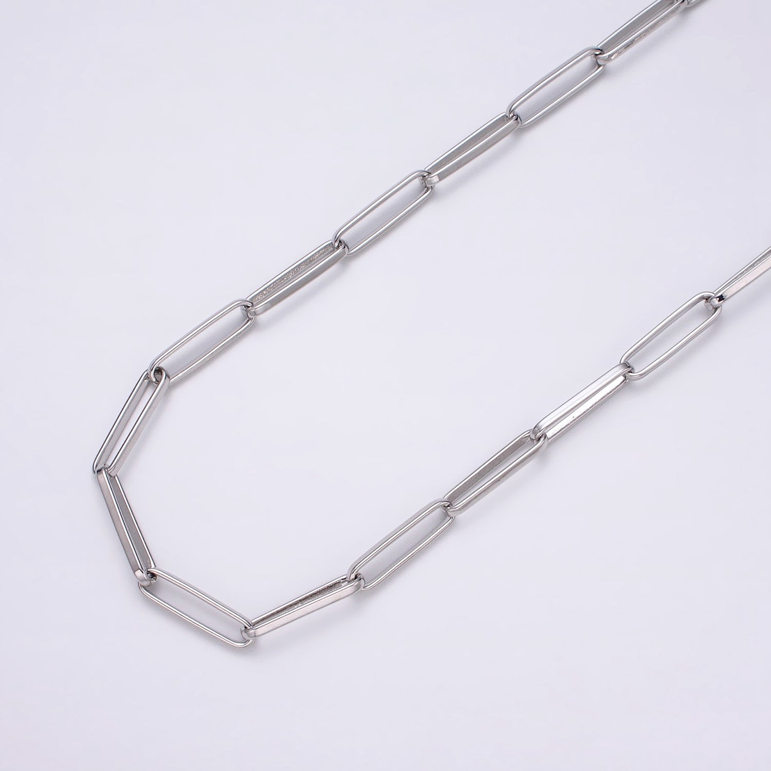 24k Gold Filled Chain by Yard Slim PaperClip Chain Unfinished Chain Wholesale Elongated Oval Link Chain | ROLL-1285 ROLL-1286 Clearance Pricing