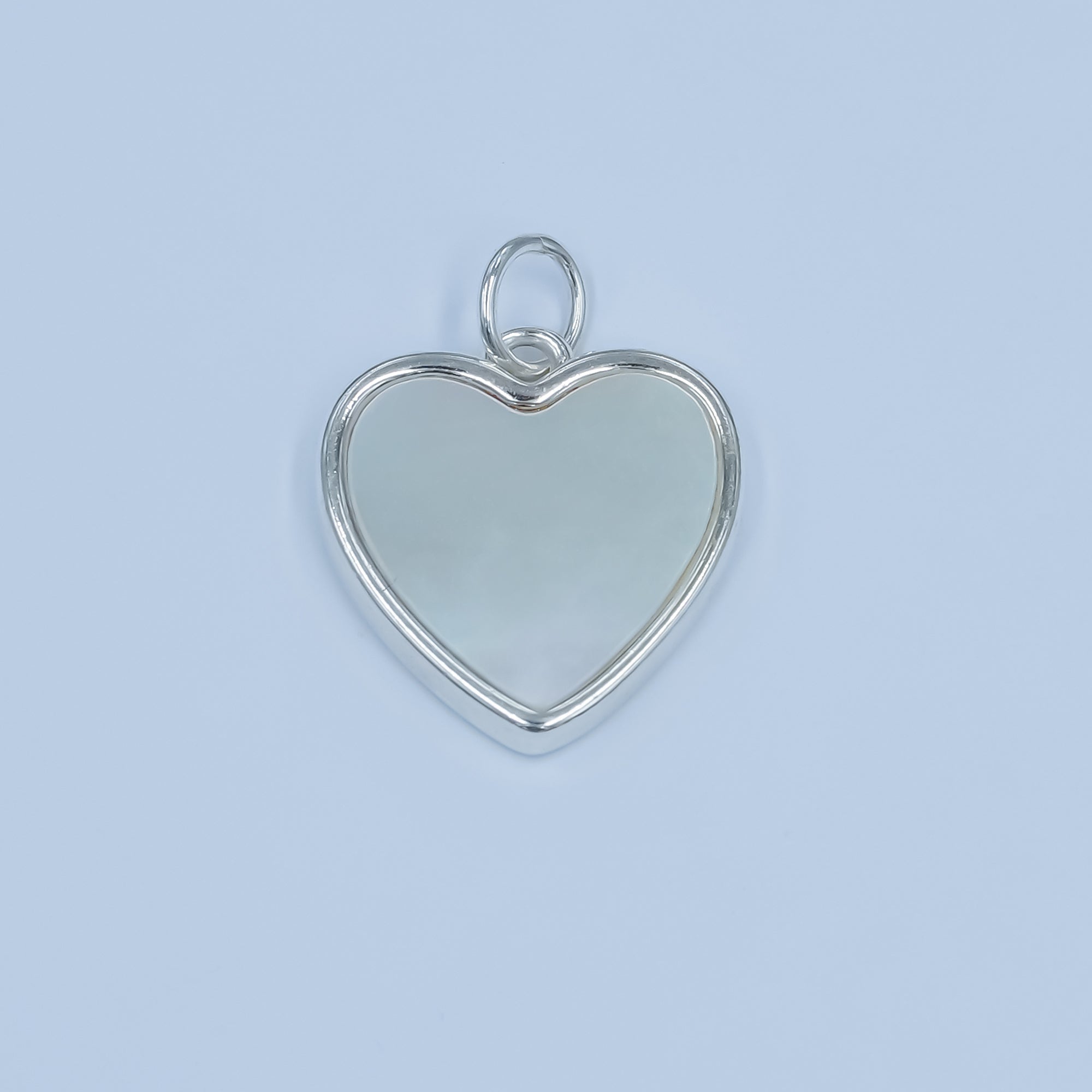 S925 Sterling Silver Shell Pearl Heart Mini Charm | SL-641