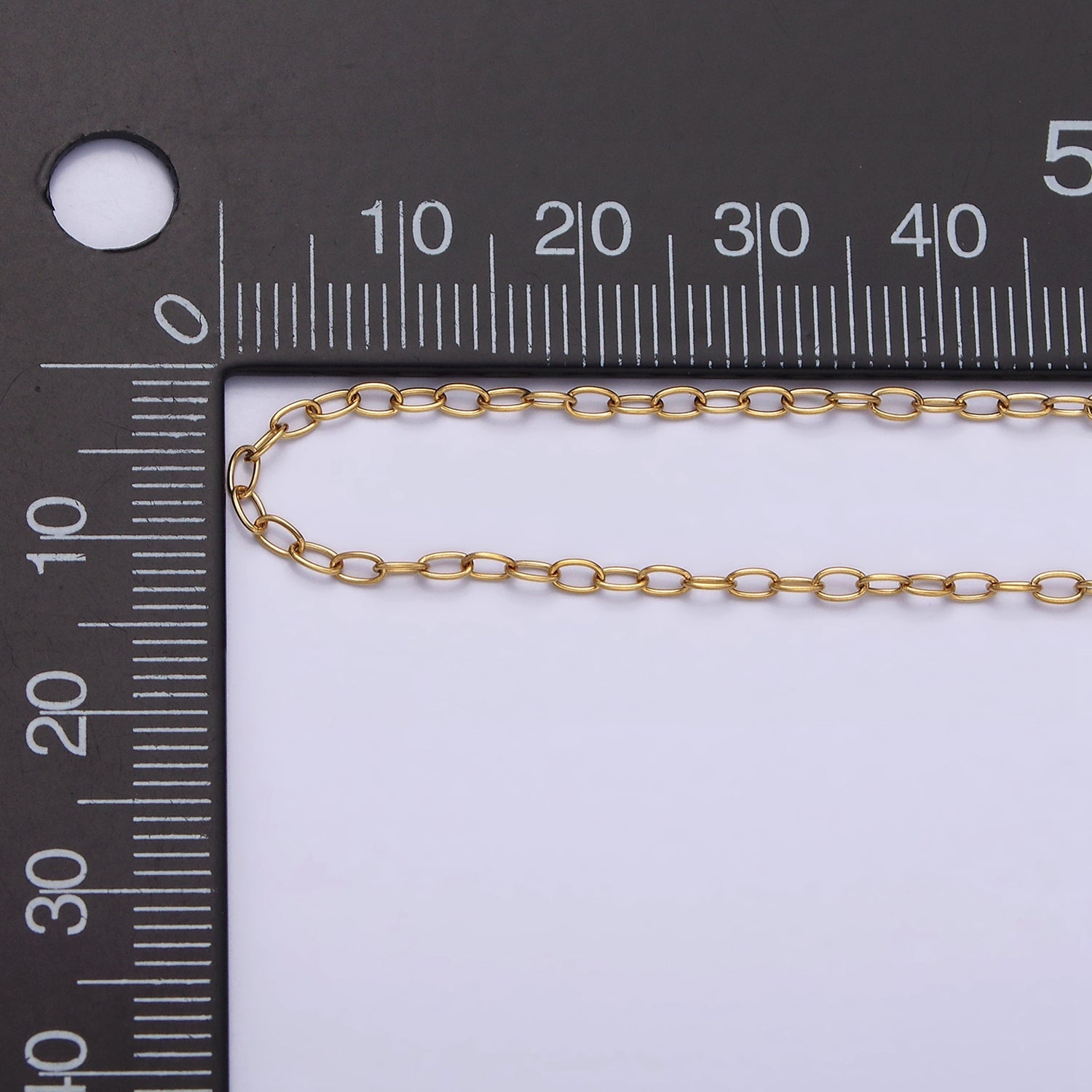 Stainless Steel 1.8mm Dainty Cable 18 Inch Layering Chain Necklace | WA-2026 - DLUXCA