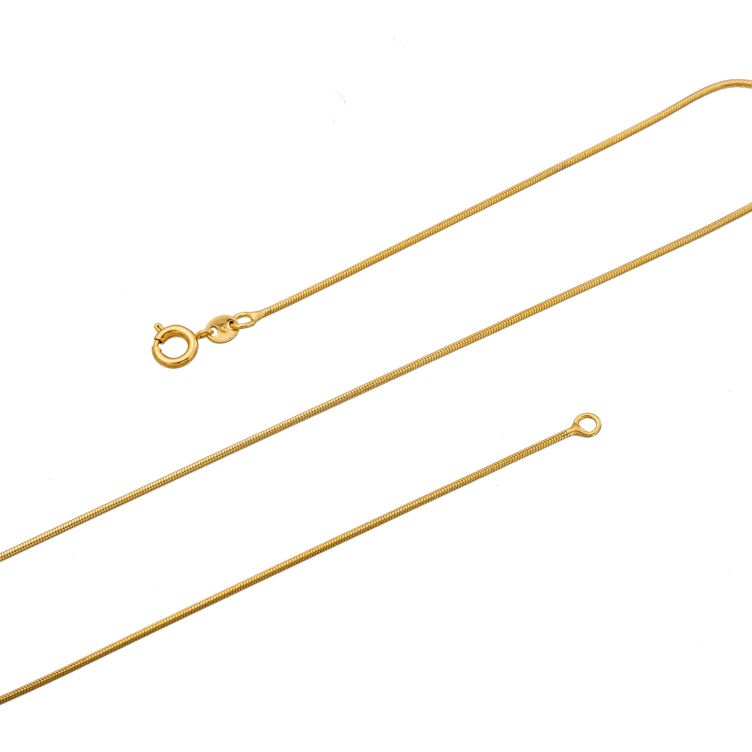 Clearance Pricing BLOWOUT 1mm Dainty Snake Layering 21 Inch, 24 Inch Chain Necklace | WA-230 WA-231 - DLUXCA