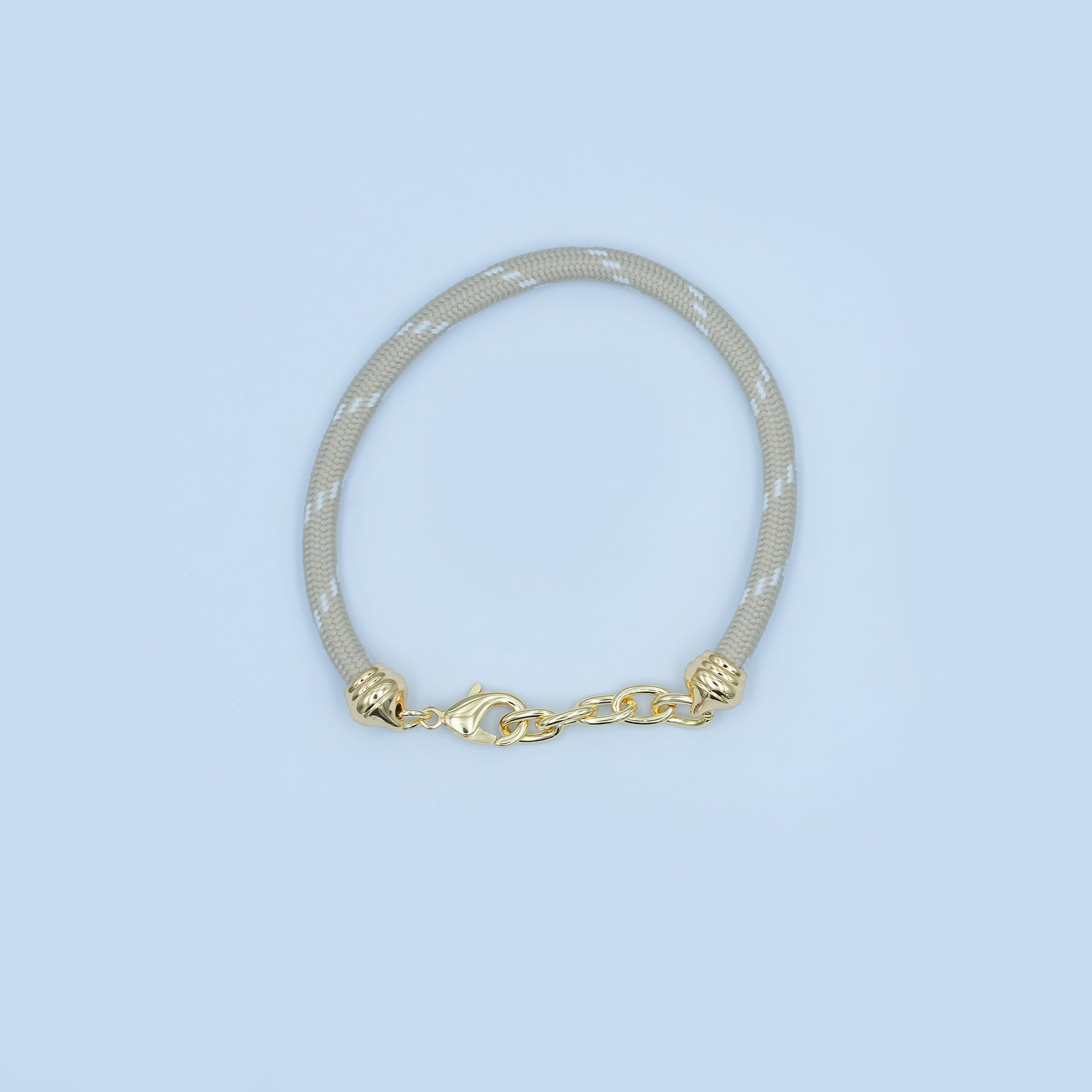 24K Gold Filled Red, Pink, Blue, Green, Beige, Teal Cord Chain Bracelet | WA-3055 ~ WA-3060