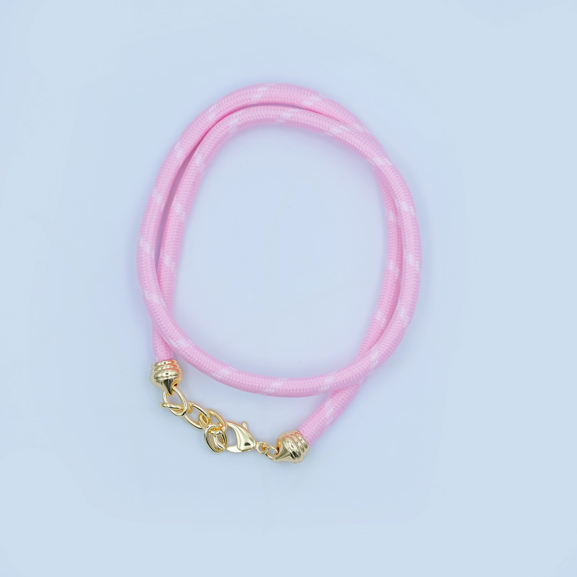 24K Gold Filled Red, Pink, Blue, Green, Beige, Teal Cord Chain Necklace | WA-3061 ~ WA-3066
