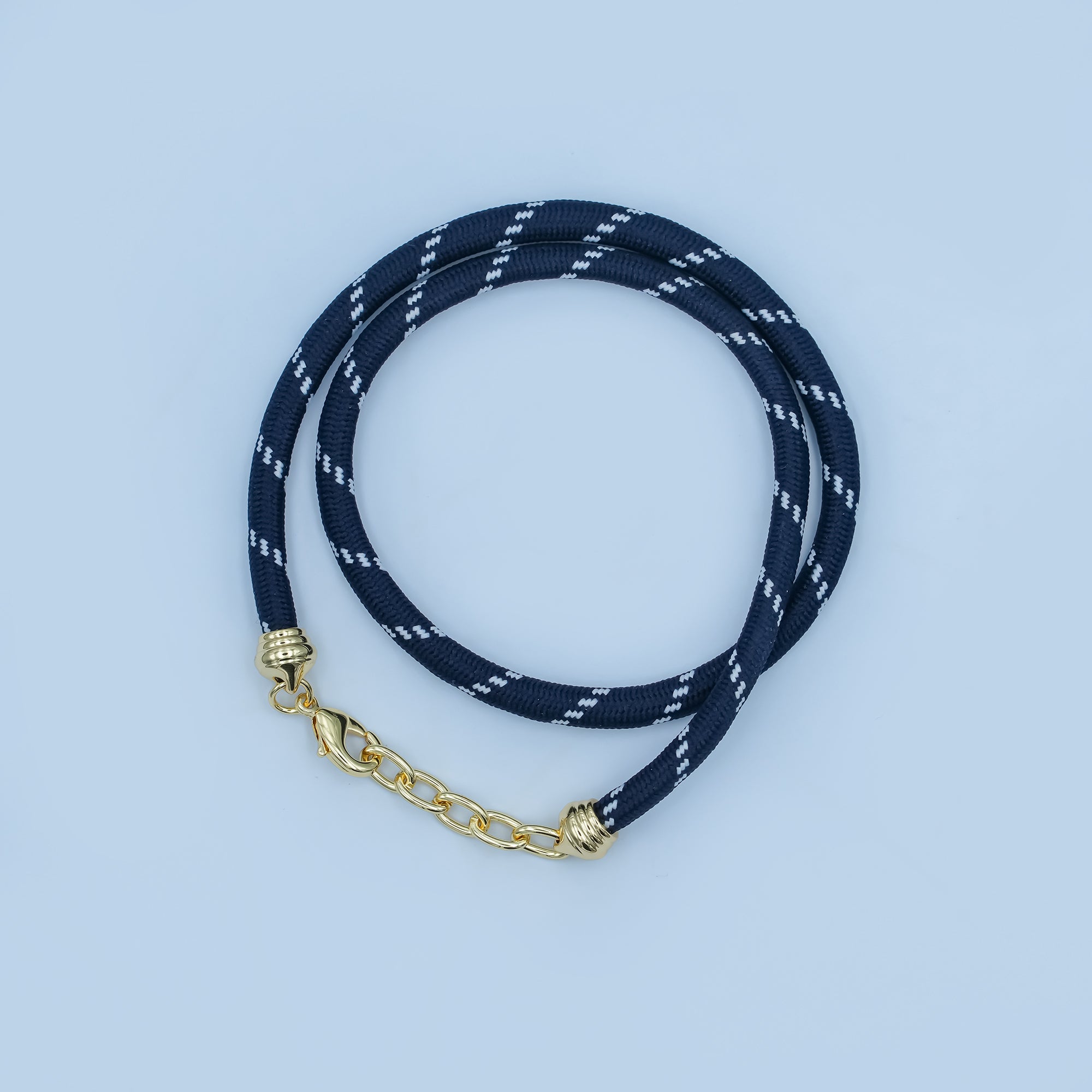 24K Gold Filled Red, Pink, Blue, Green, Beige, Teal Cord Chain Necklace | WA-3061 ~ WA-3066