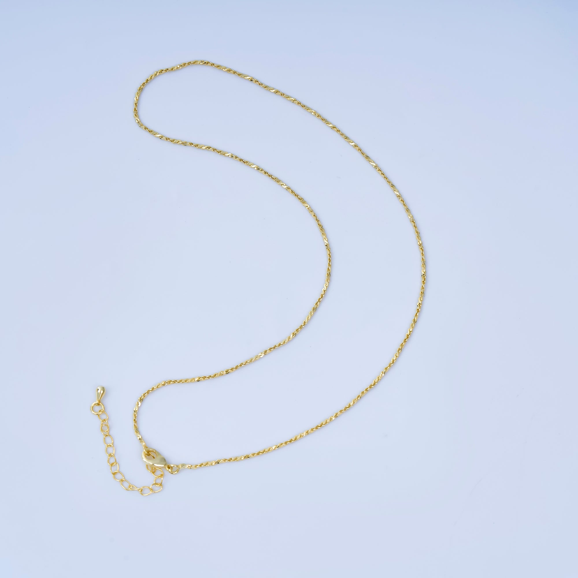 24K Gold Filled 1.5mm S-Link 16 Inch Chain Necklace | WA-3226
