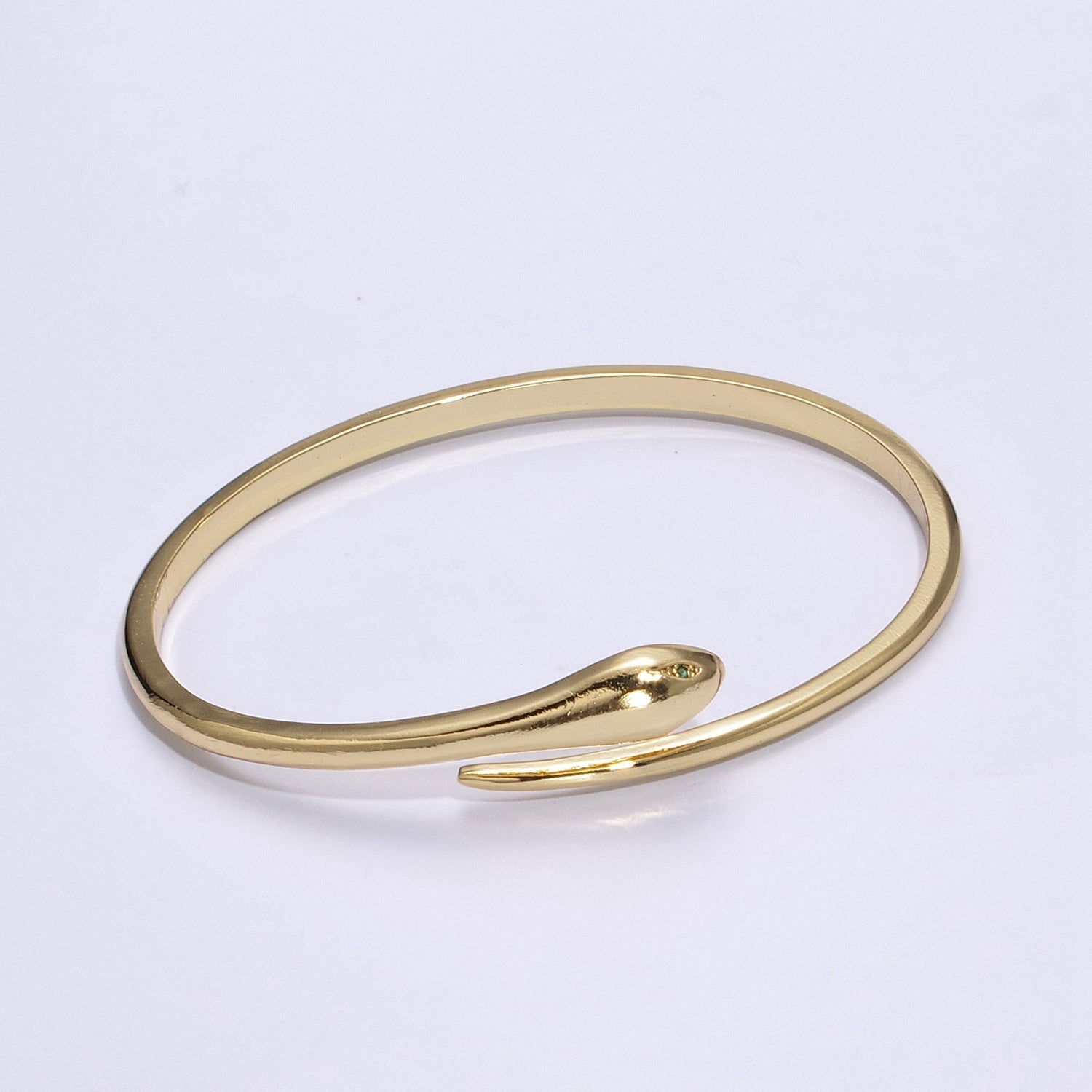 Snake bracelet Gold Snake bangle Snake cuff Luxury bracelet Serpent jewelry Unique jewelry bracelet Thin snake bracelet - DLUXCA