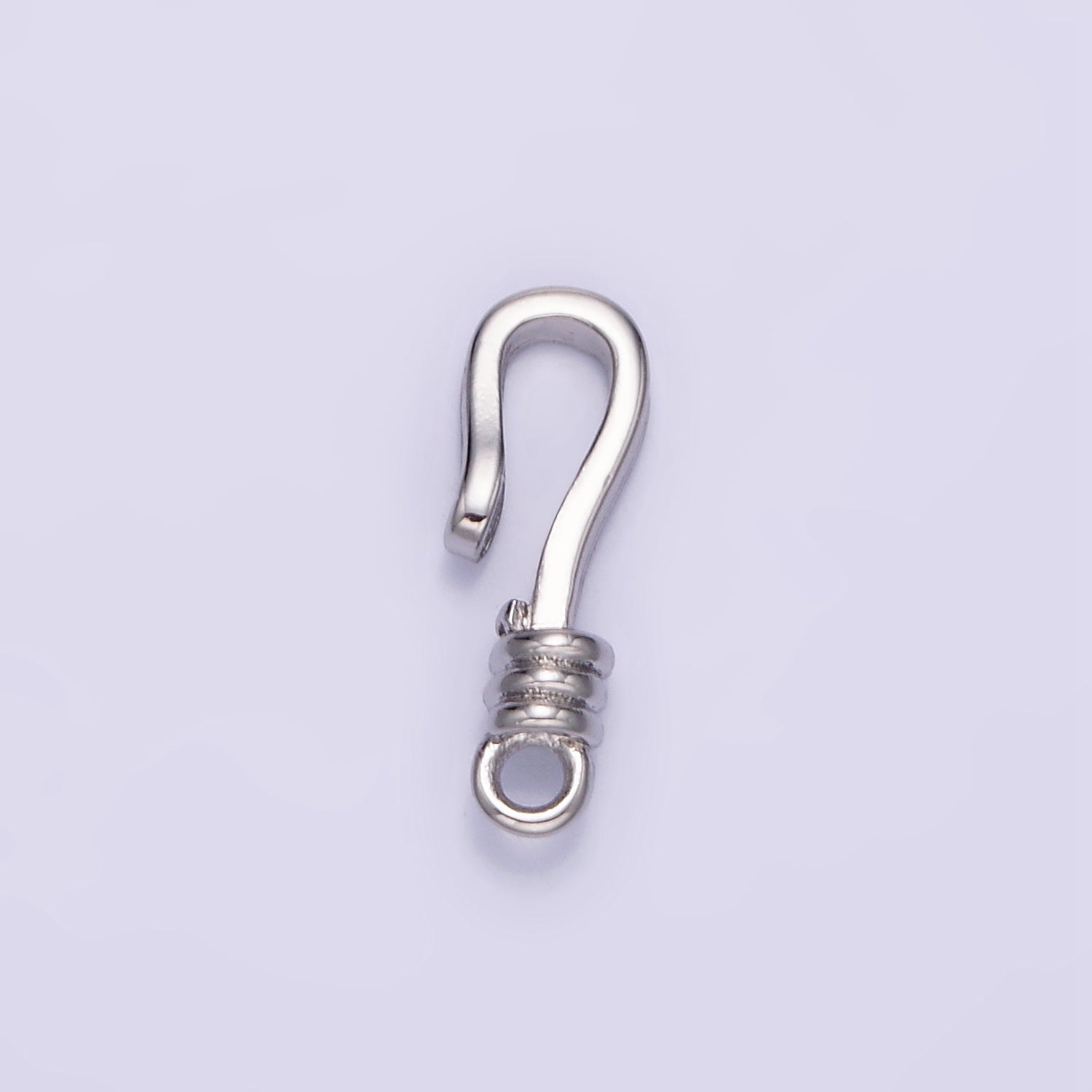 14K Gold Filled 15mm Hook Closure Findings in Gold & Silver | Z733