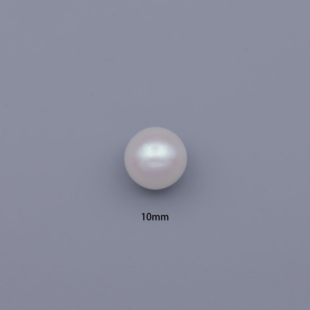 AB Iridescent White Acrylic Pearl Beads, Gumball Round Beads 10mm, 13mm P-1832 P-1834