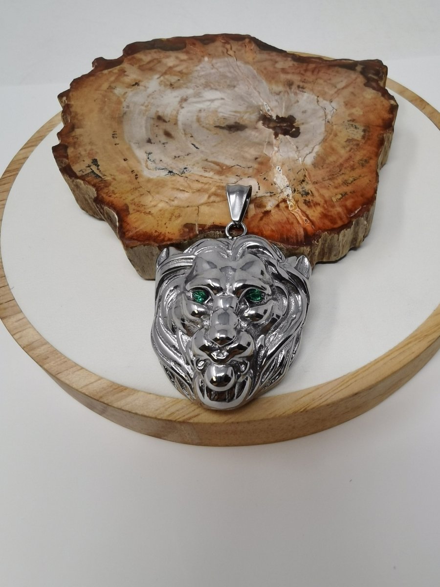 Antique Silver / Gold The Beast Pendant for Necklace Component in Stainless Steel 24k Gold Plated J-758 J-776 J-777