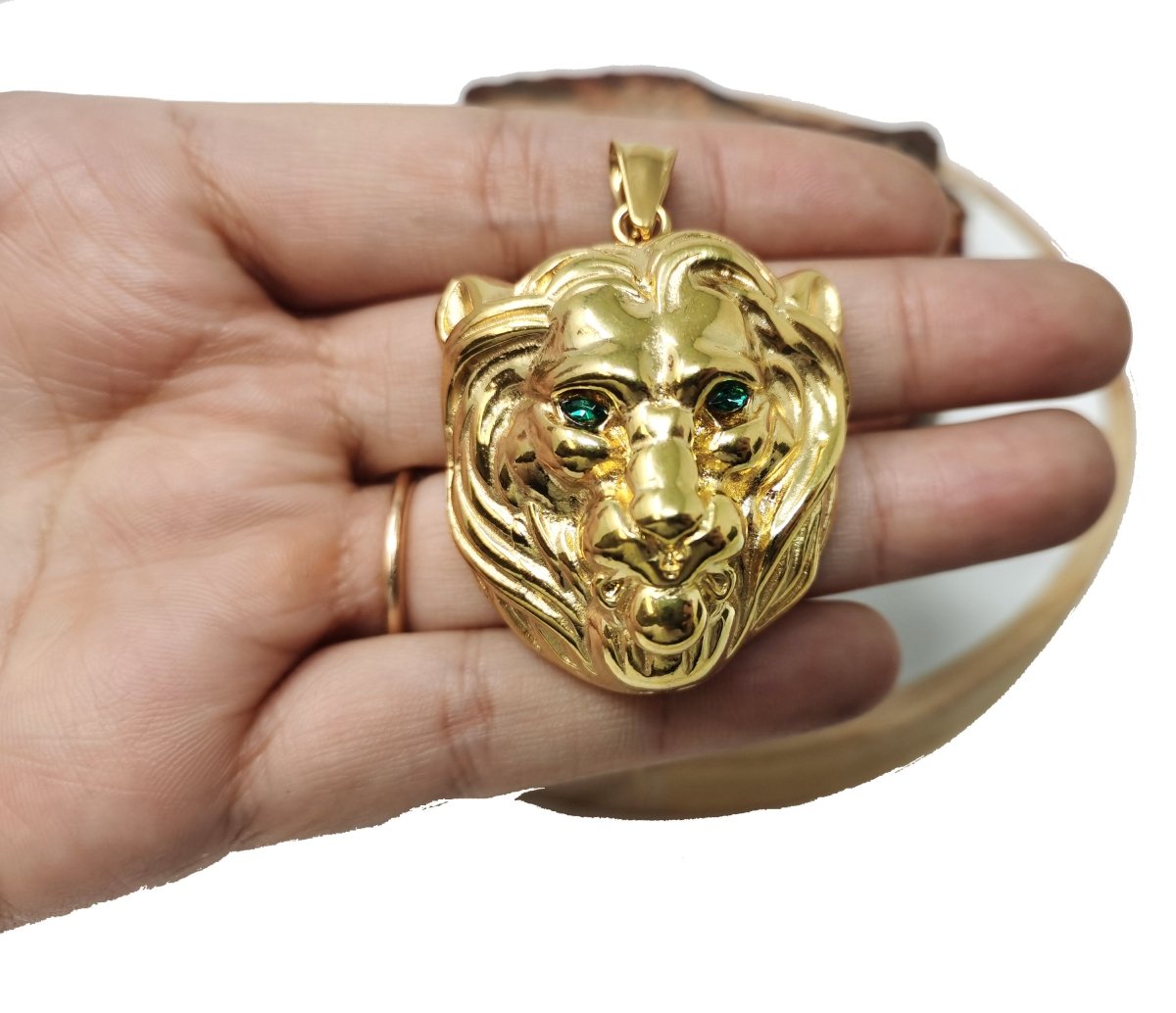 Antique Silver / Gold The Beast Pendant for Necklace Component in Stainless Steel 24k Gold Plated J-758 J-776 J-777