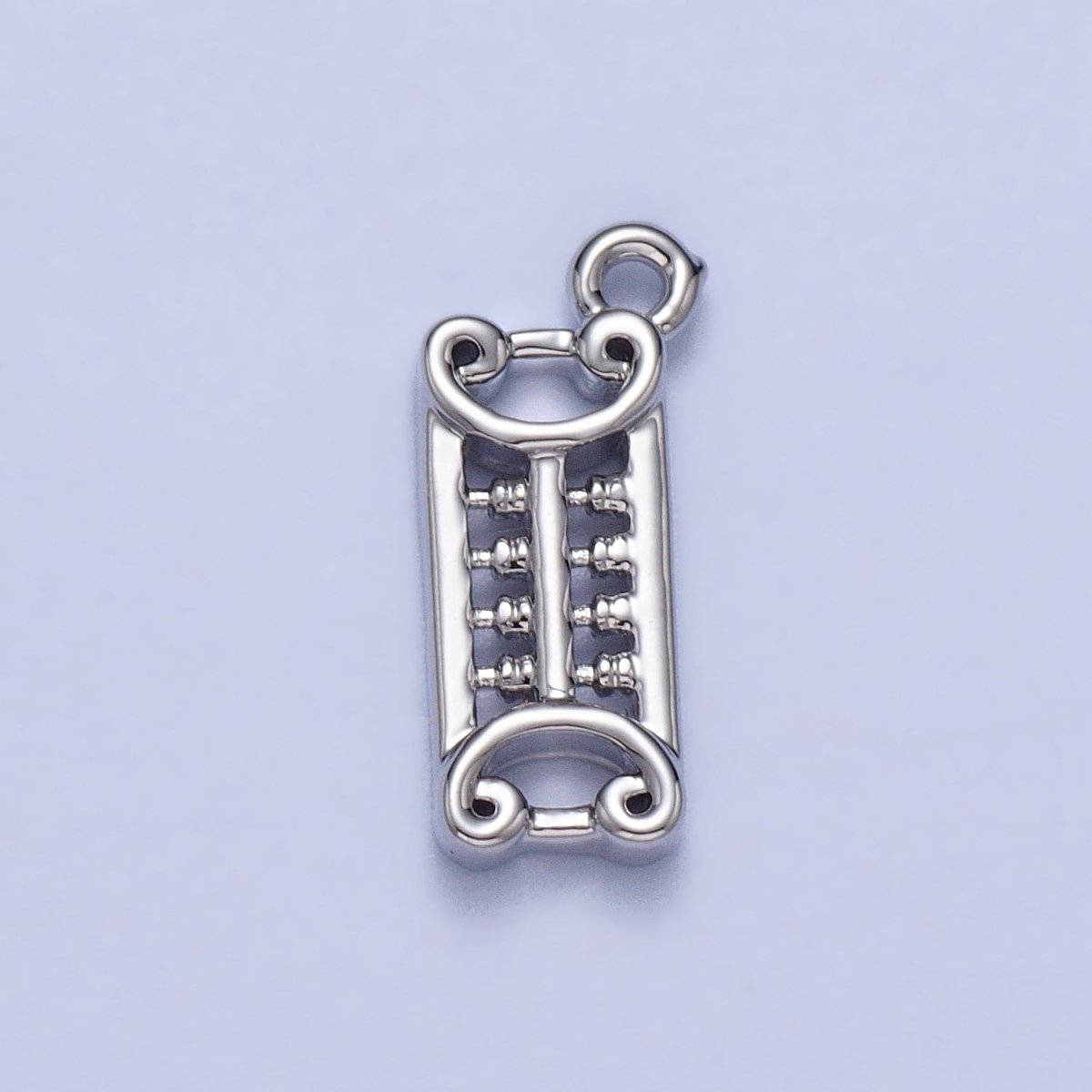 Asian Abacus Mathematics Tool Add-On Charm in Gold & Silver | AC038 AC039