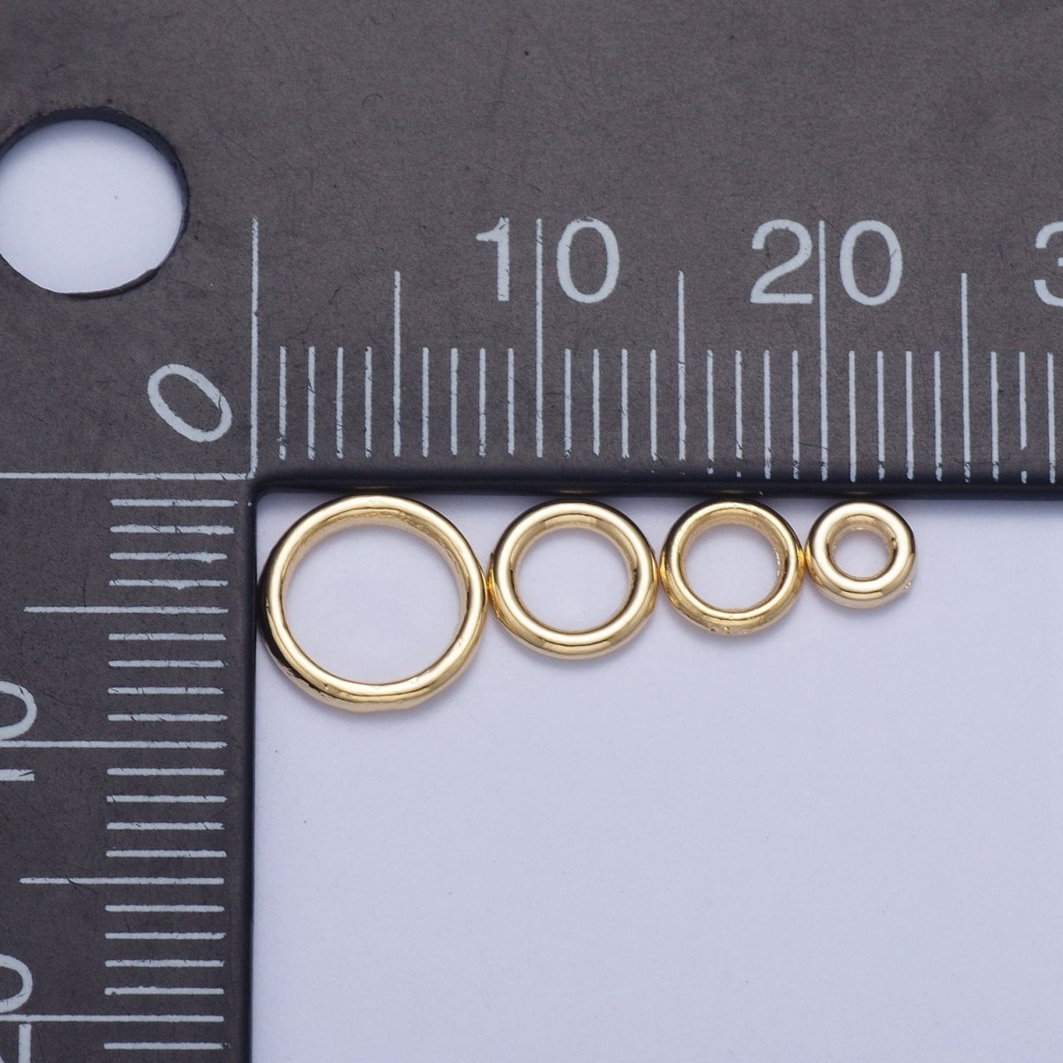 bag Soldered Gold Jump Rings Supply Findings For Jewelry Making L-925-L-928