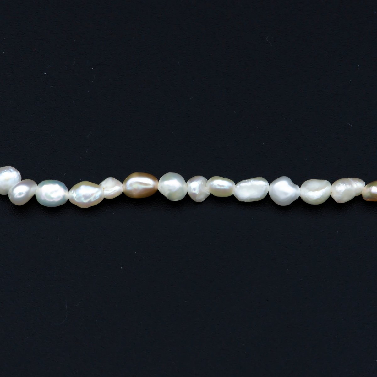 Baroque Freshwater Seed Necklace, Layering Necklace, Pearl Necklace, Beaded Necklace, Dainty Necklace Wedding Jewelry Christmas Gift | WA-512 Clearance Pricing - DLUXCA