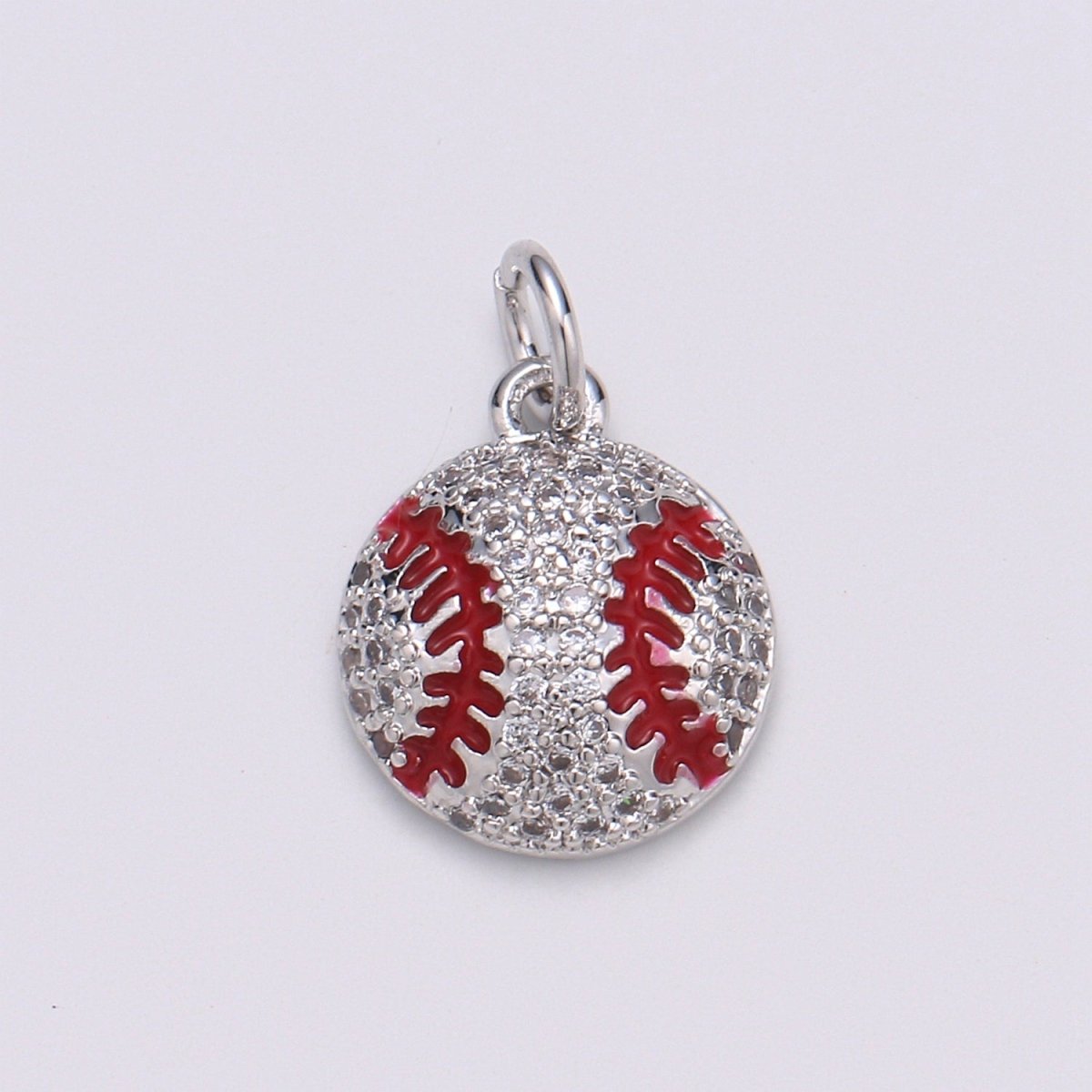 Baseball Gold Filled Charm Sports Ball Pendant for Necklace Bracelet Earring - D725 - D-726