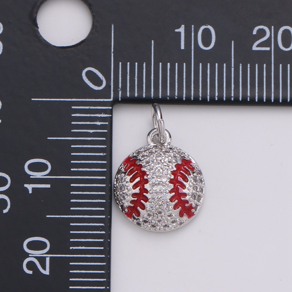 Baseball Gold Filled Charm Sports Ball Pendant for Necklace Bracelet Earring - D725 - D-726