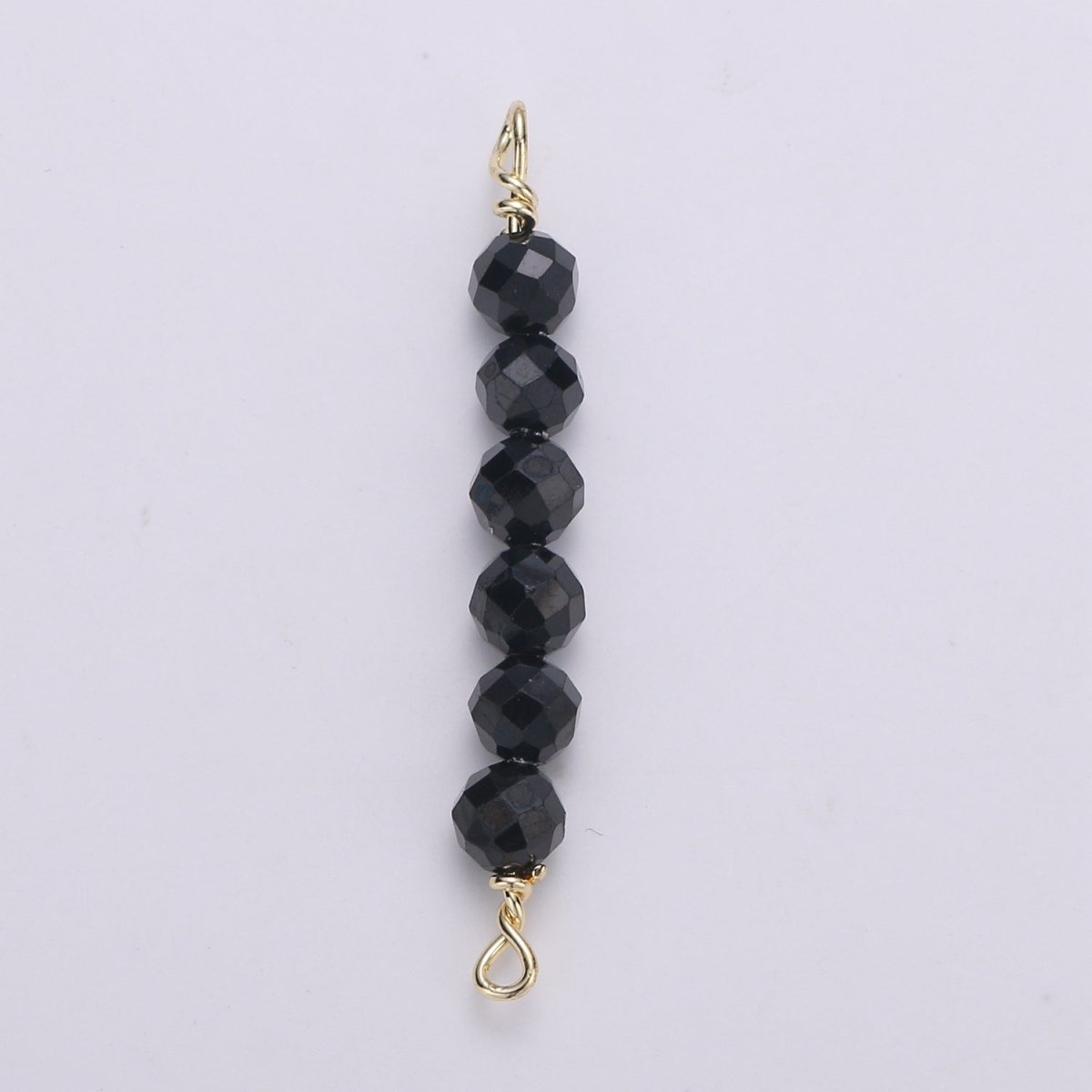 beads Connector for Necklace Bracelet Earring jewelry supplies Component in 14k Gold Filled wire Finding Natural Stone Beads F-530 - F-542