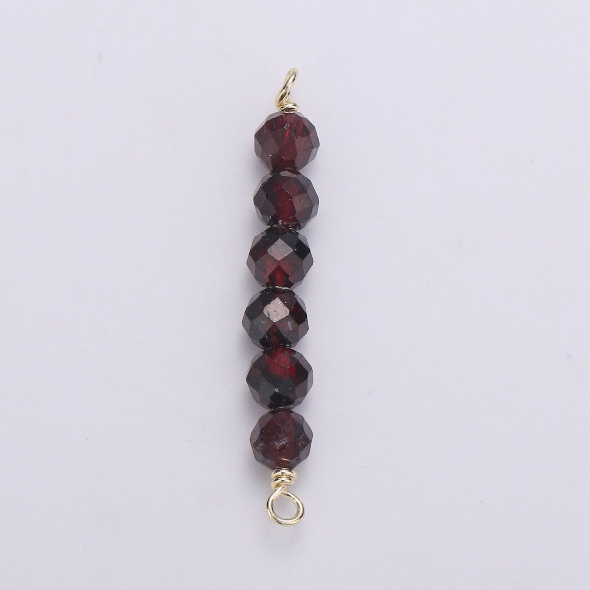 beads Connector for Necklace Bracelet Earring jewelry supplies Component in 14k Gold Filled wire Finding Natural Stone Beads F-530 - F-542