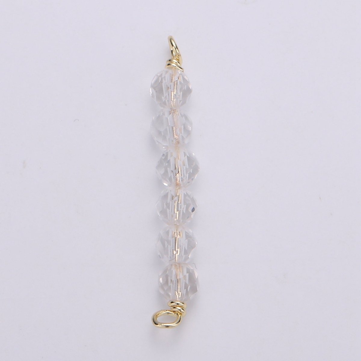 beads Connector for Necklace Bracelet Earring jewelry supplies Component in 14k Gold Filled wire Finding Natural Stone Beads F-530 - F-542