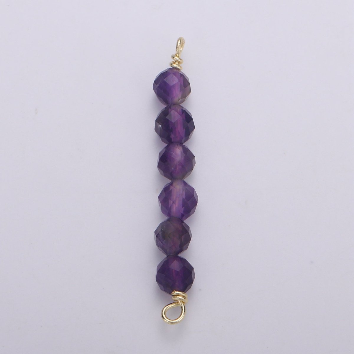 beads Connector for Necklace Bracelet Earring jewelry supplies Component in 14k Gold Filled wire Finding Natural Stone Beads F-530 - F-542