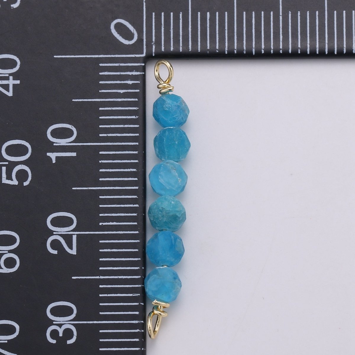 beads Connector for Necklace Bracelet Earring jewelry supplies Component in 14k Gold Filled wire Finding Natural Stone Beads F-530 - F-542