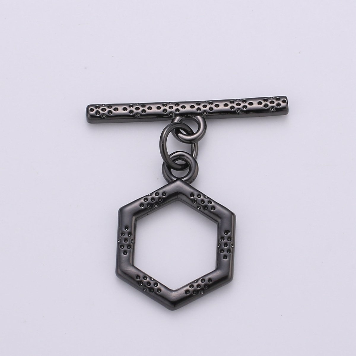 Bee hive Toggle Clasp, 24K Gold Filled Toggle Clasps - Unique OT Clasp Hexagon Geometric Clasp for geometric Jewelry Supply L-090 L-093 L-094 L-095