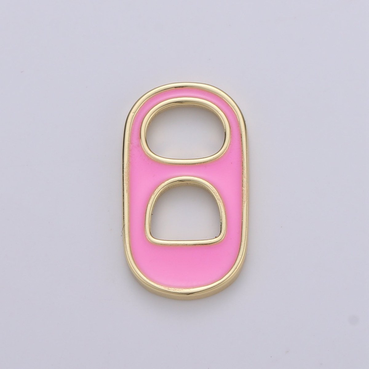 Black, Blue, Pink, Green, Yellow, Red Enamel Bottle Opener Gold Filled Charm - D-374- D-383