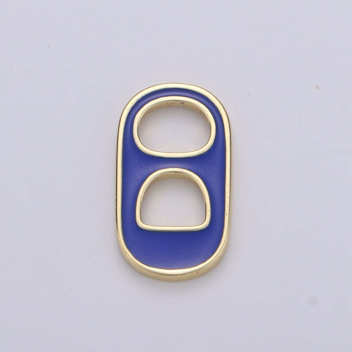 Black, Blue, Pink, Green, Yellow, Red Enamel Bottle Opener Gold Filled Charm - D-374- D-383