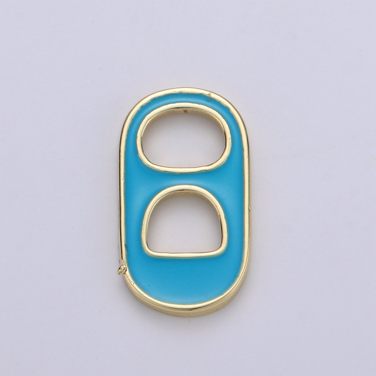 Black, Blue, Pink, Green, Yellow, Red Enamel Bottle Opener Gold Filled Charm - D-374- D-383