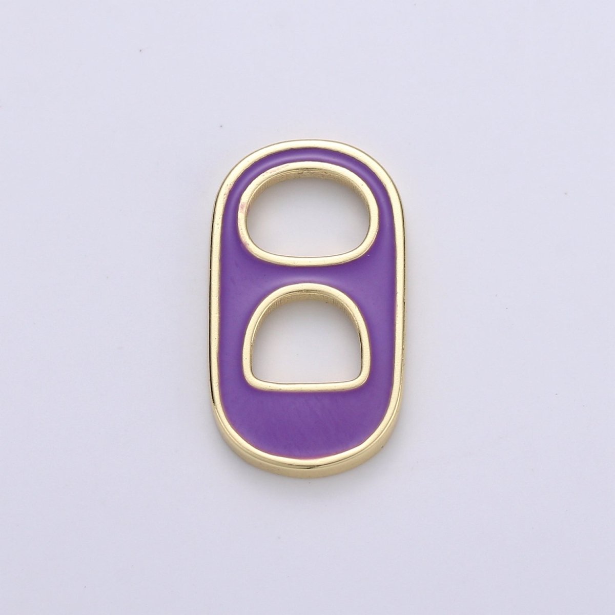 Black, Blue, Pink, Green, Yellow, Red Enamel Bottle Opener Gold Filled Charm - D-374- D-383