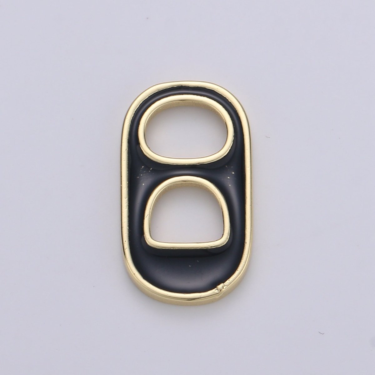 Black, Blue, Pink, Green, Yellow, Red Enamel Bottle Opener Gold Filled Charm - D-374- D-383