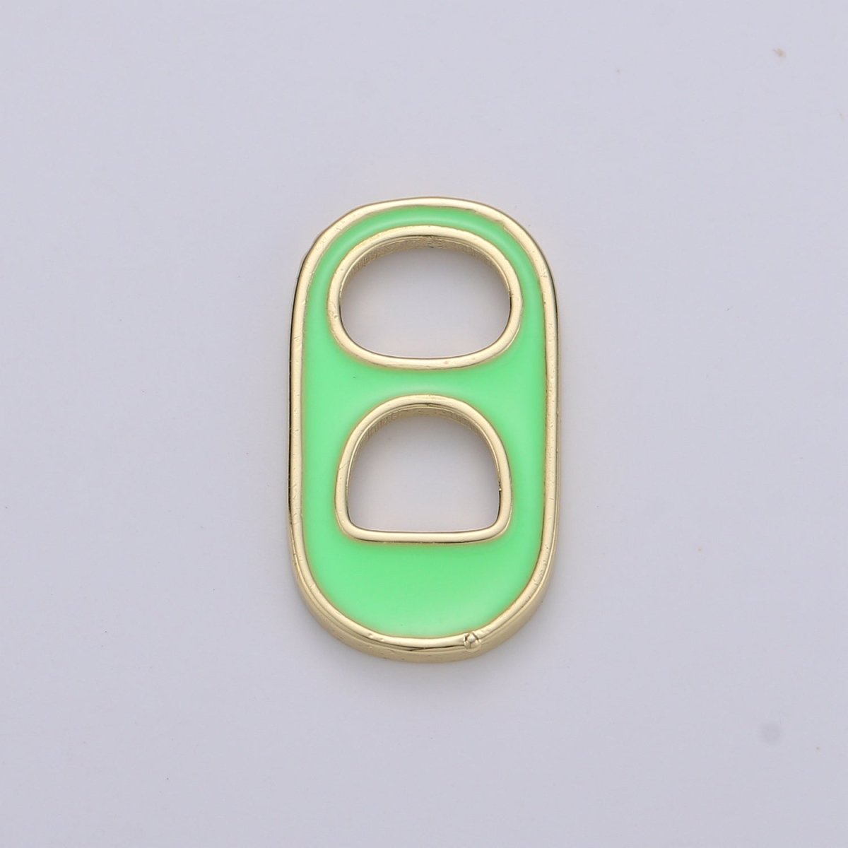 Black, Blue, Pink, Green, Yellow, Red Enamel Bottle Opener Gold Filled Charm - D-374- D-383