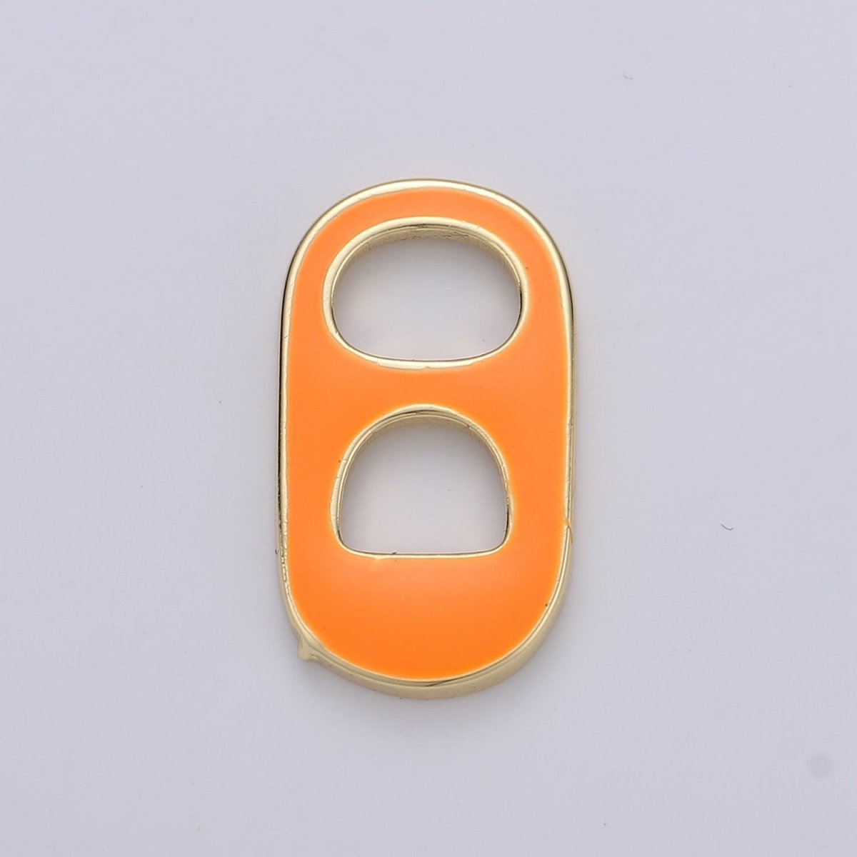 Black, Blue, Pink, Green, Yellow, Red Enamel Bottle Opener Gold Filled Charm - D-374- D-383