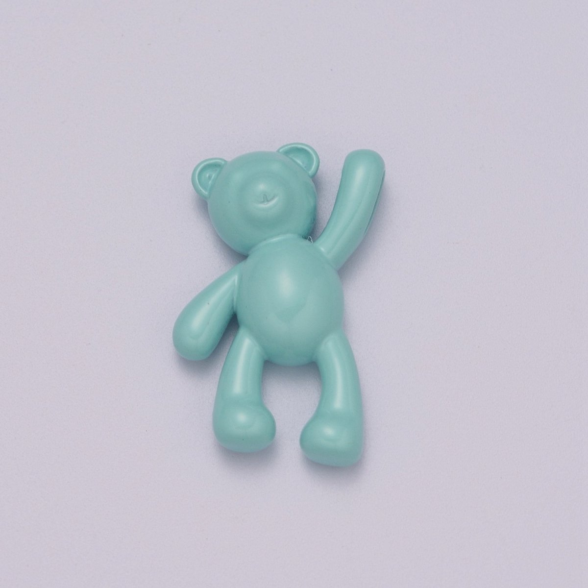 Blue Teddy Bear Charm Dangle Pendant Hold My Hand Bear Hug Charm for Necklace Bracelet Earring Supply M-893 M-894