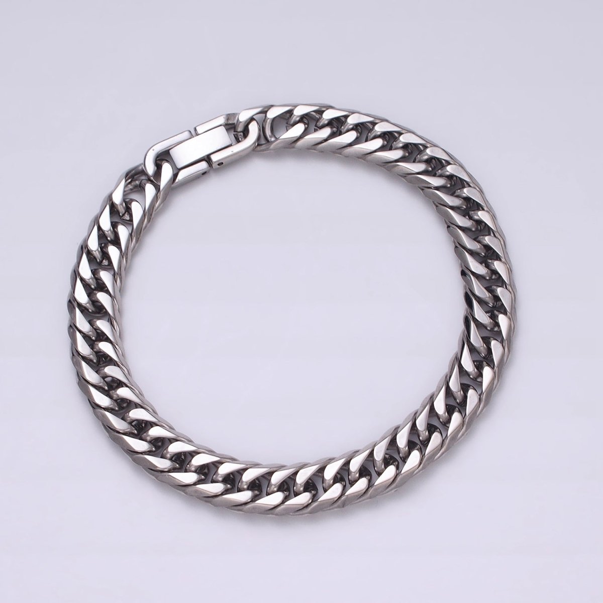 Bold Stainless Steel Miami Cuban Curb Chain Bracelet 8mm 9mm 11mm 16.5mm Silver Chain Men Bracelet |  WA-1652 WA-1653 WA-1654 Clearance Pricing