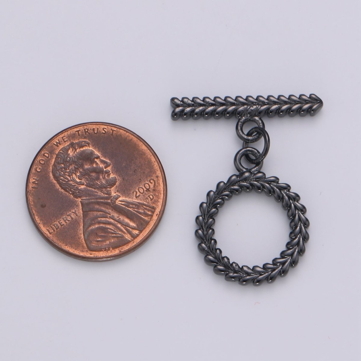 Braided Toggle Clasp Gold / Black / Rose Gold / Silver For DIY Jewelry Making Necklace Bracelet Anklet Supplies L-108~L-111