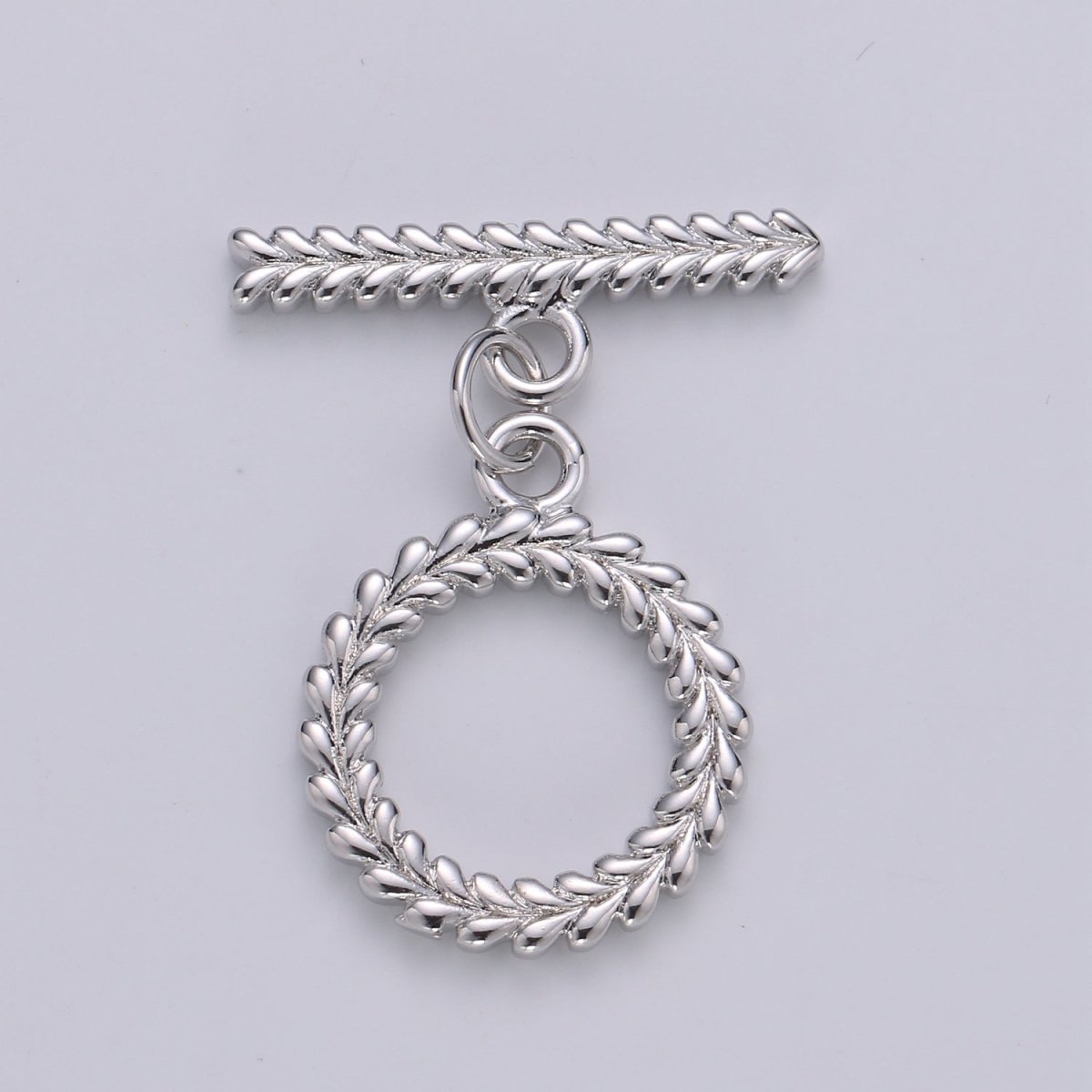 Braided Toggle Clasp Gold / Black / Rose Gold / Silver For DIY Jewelry Making Necklace Bracelet Anklet Supplies L-108~L-111