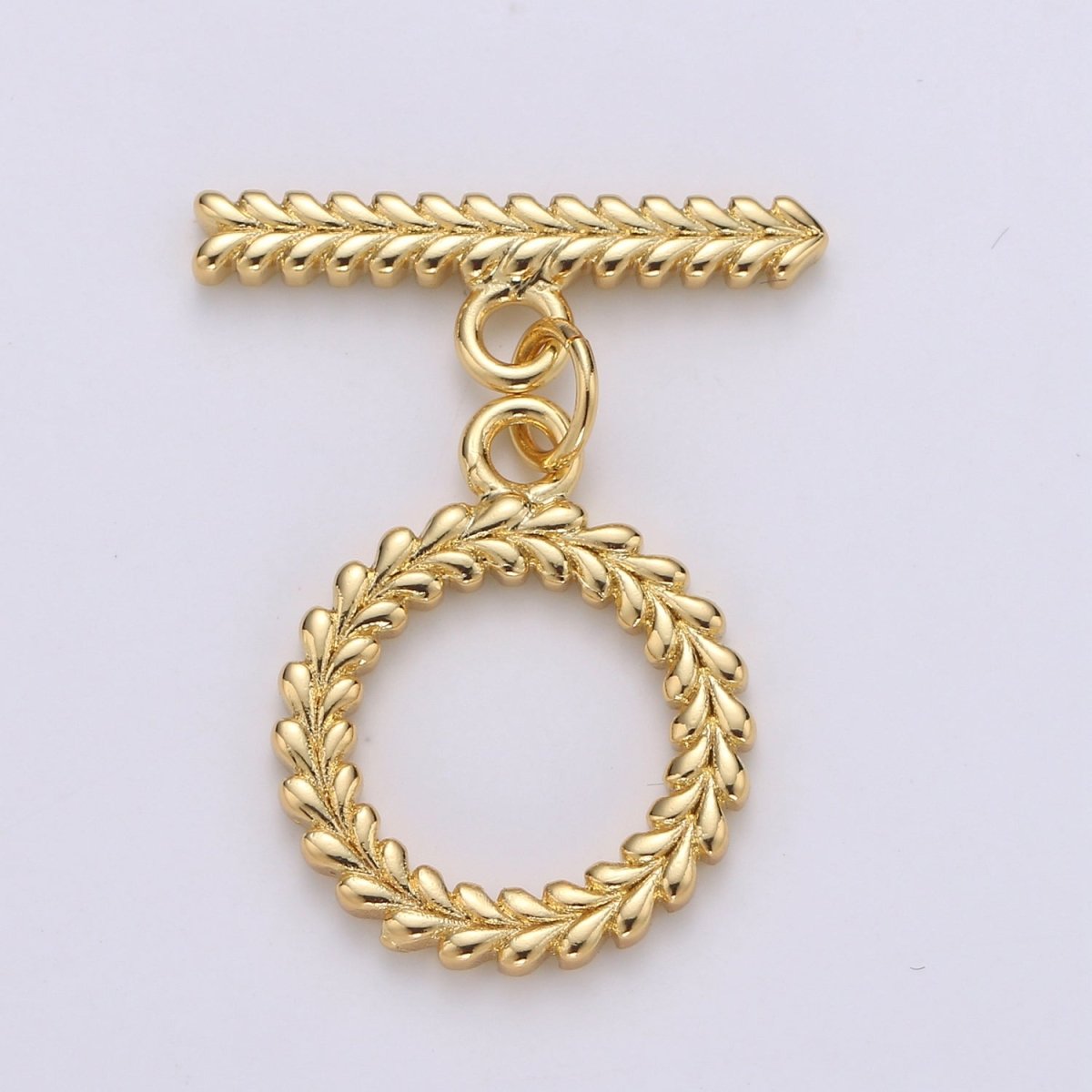 Braided Toggle Clasp Gold / Black / Rose Gold / Silver For DIY Jewelry Making Necklace Bracelet Anklet Supplies L-108~L-111