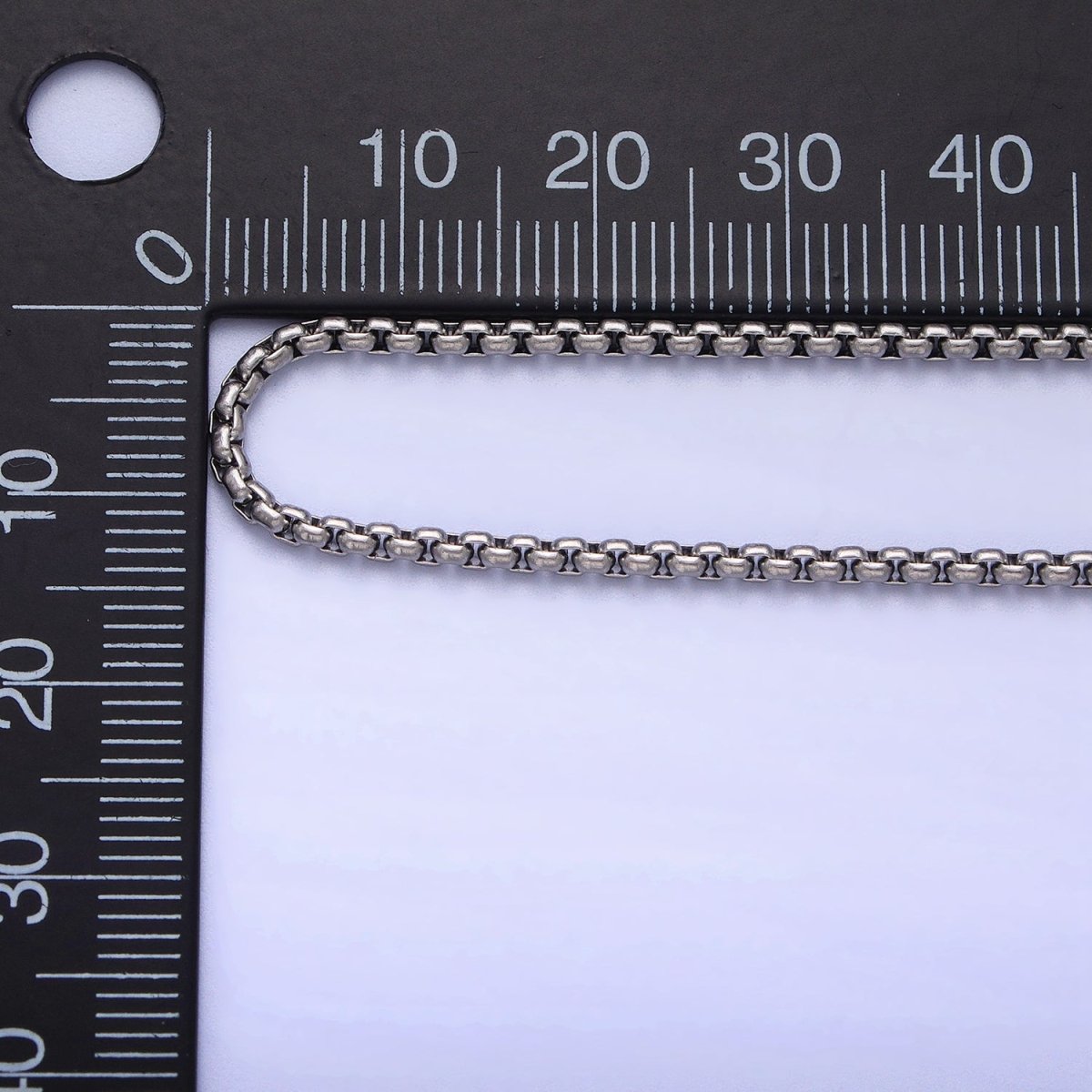 Cable Rolo Chain Necklace for Men or Women, Stainless Steel Box Chain 2mm Gold Silver Tone Tarnish Free Necklace Chain | WA-1706 WA-1707 Clearance Pricing