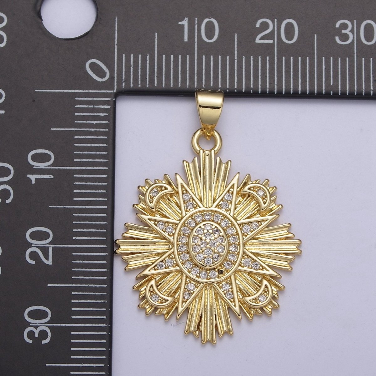 Celestial Collection Pendants Sun Moon Star Medallion Necklace Charm Gold Filled H-100 H-236 H-239