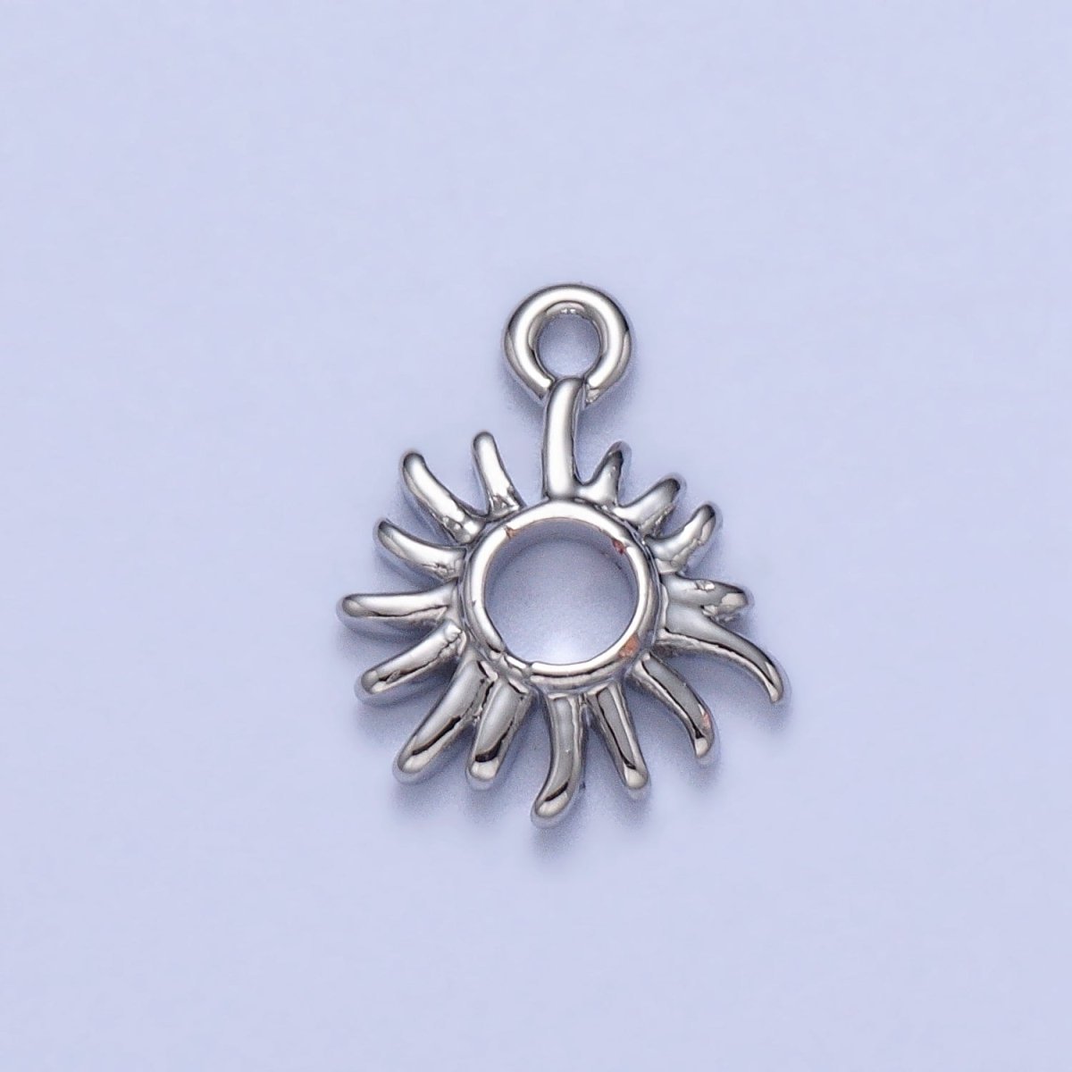 Celestial Shinning Sun Laser Beam Open Add-On Charm in Gold & Silver | AC040