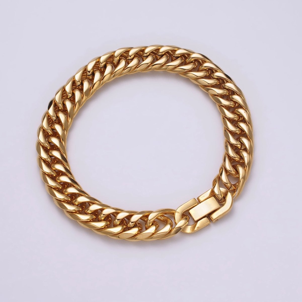 Chunky Gold Miami Cuban Curb Chain Bracelet, 8mm 9mm 11mm Stainless Steel Chain Men Bracelet | WA-1645 WA-1646 WA-1647 Clearance Pricing
