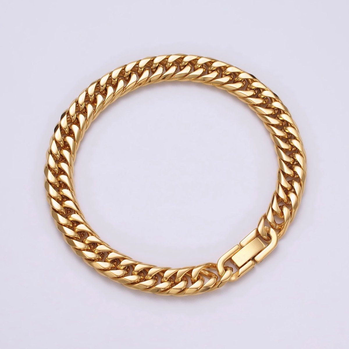 Chunky Gold Miami Cuban Curb Chain Bracelet, 8mm 9mm 11mm Stainless Steel Chain Men Bracelet | WA-1645 WA-1646 WA-1647 Clearance Pricing