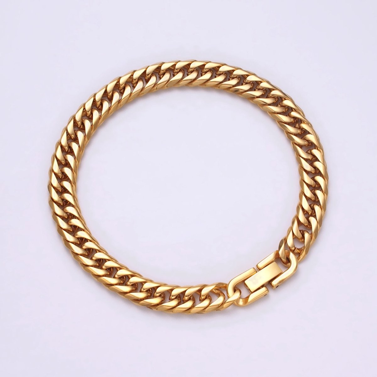 Chunky Gold Miami Cuban Curb Chain Bracelet, 8mm 9mm 11mm Stainless Steel Chain Men Bracelet | WA-1645 WA-1646 WA-1647 Clearance Pricing