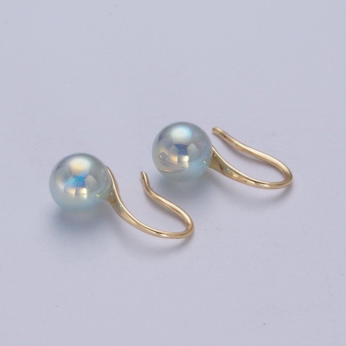 Classic Pearl Drop French Hook Earrings P-392 P-393 P-394 P-396